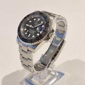 40mm Steel Black Dial Yacht-Master Custom Mod Watch